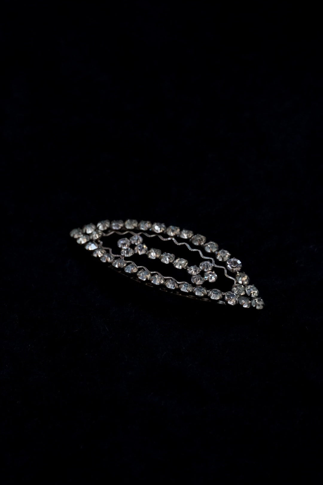 Vintage Czech Paste Glass Brooch