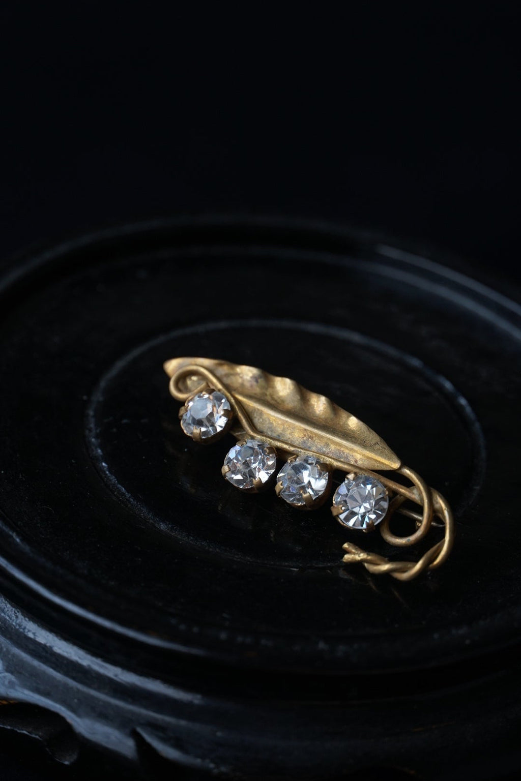 Edwardian Leaf Brooch