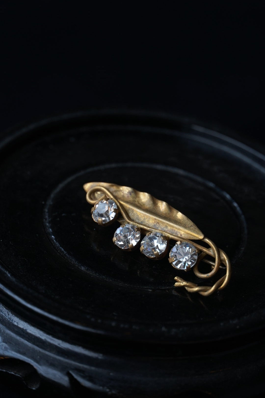 Edwardian Leaf Brooch