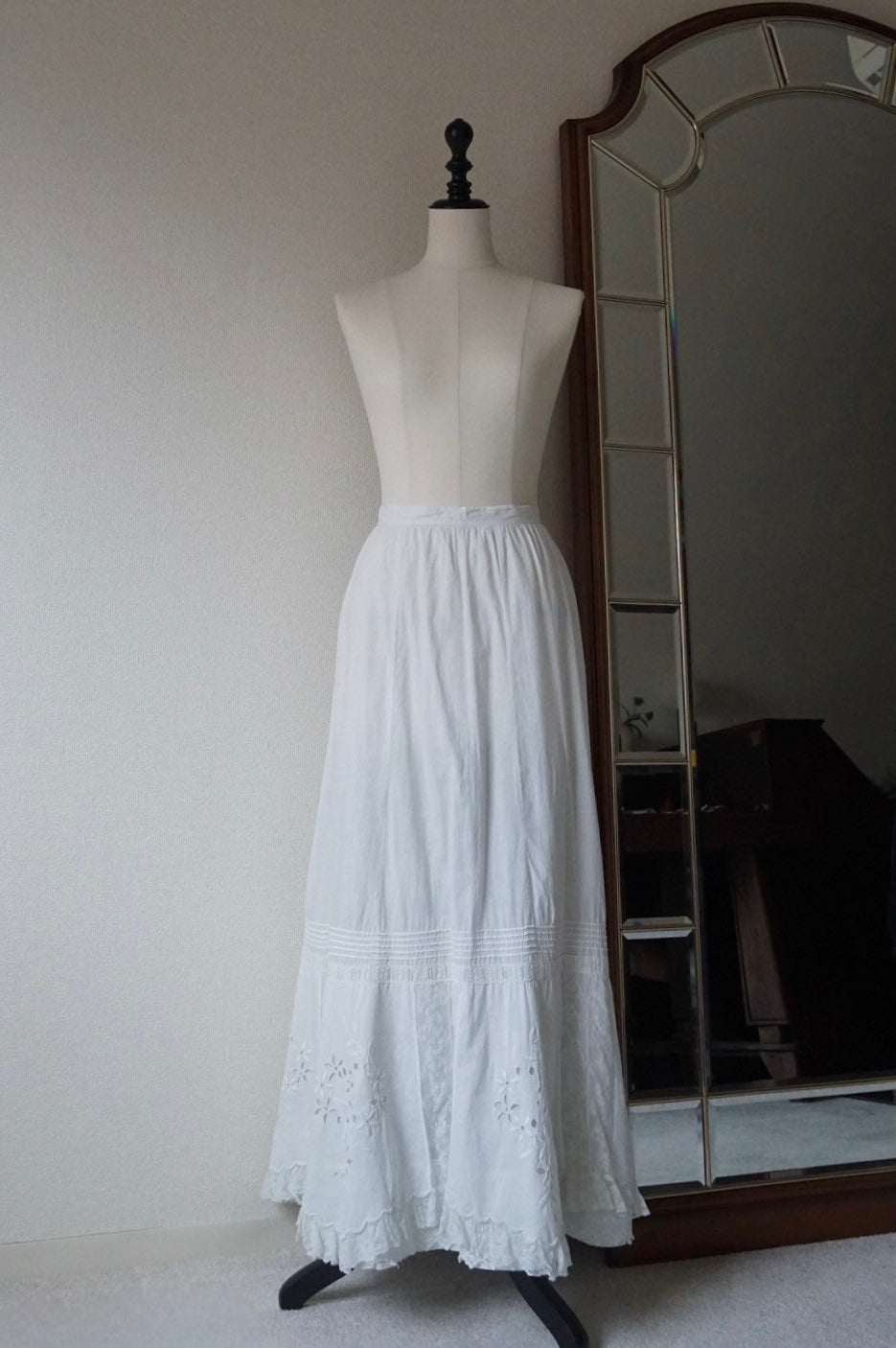 Edwardian Cutwork Lace Skirt