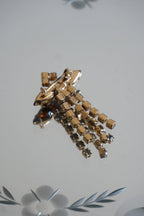 Vintage Amber Cascade Brooch