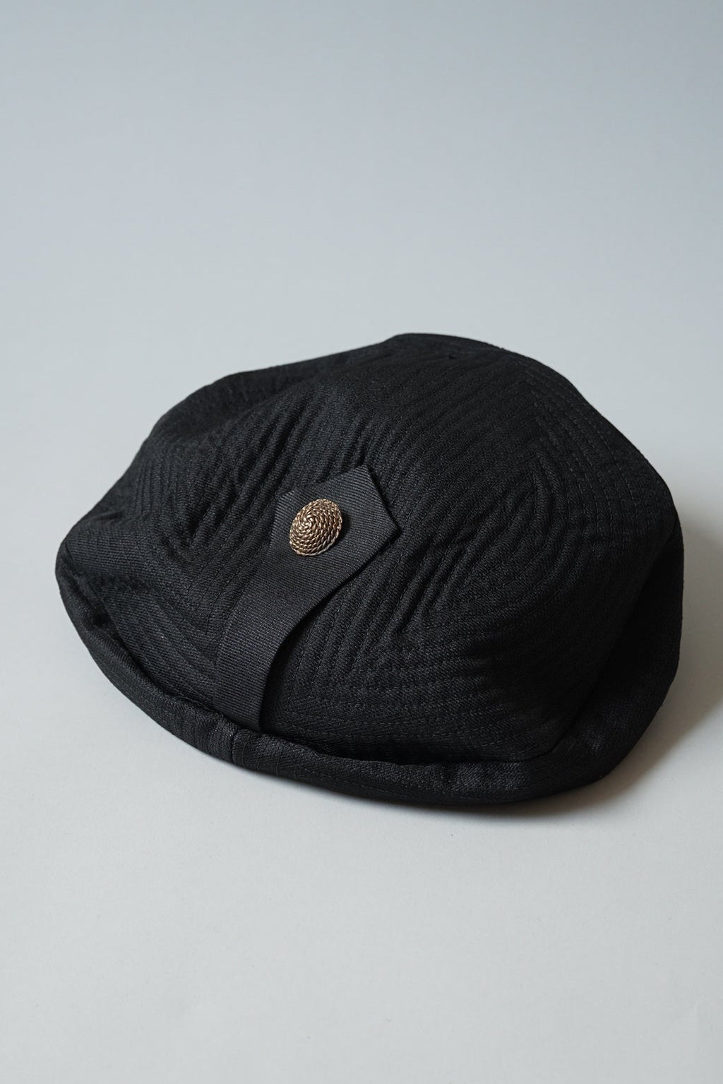 1960’s Black Beret with Gold Button