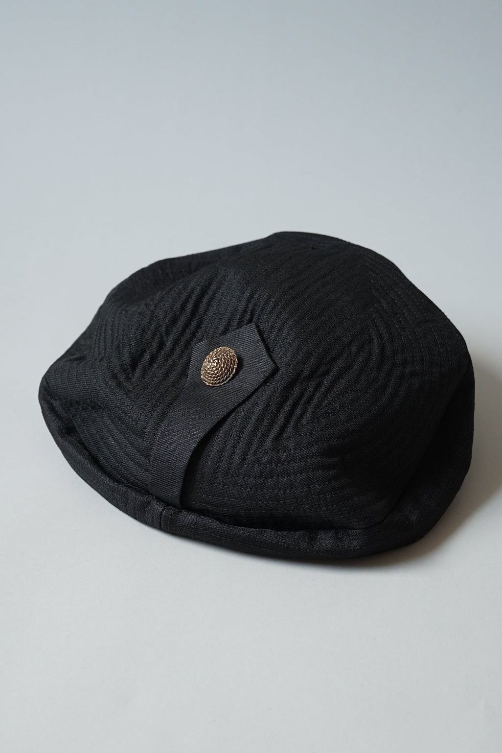 1960’s Black Beret with Gold Button