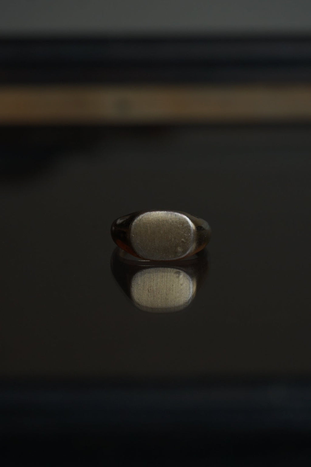 Vintage Gold Tone Signet Ring