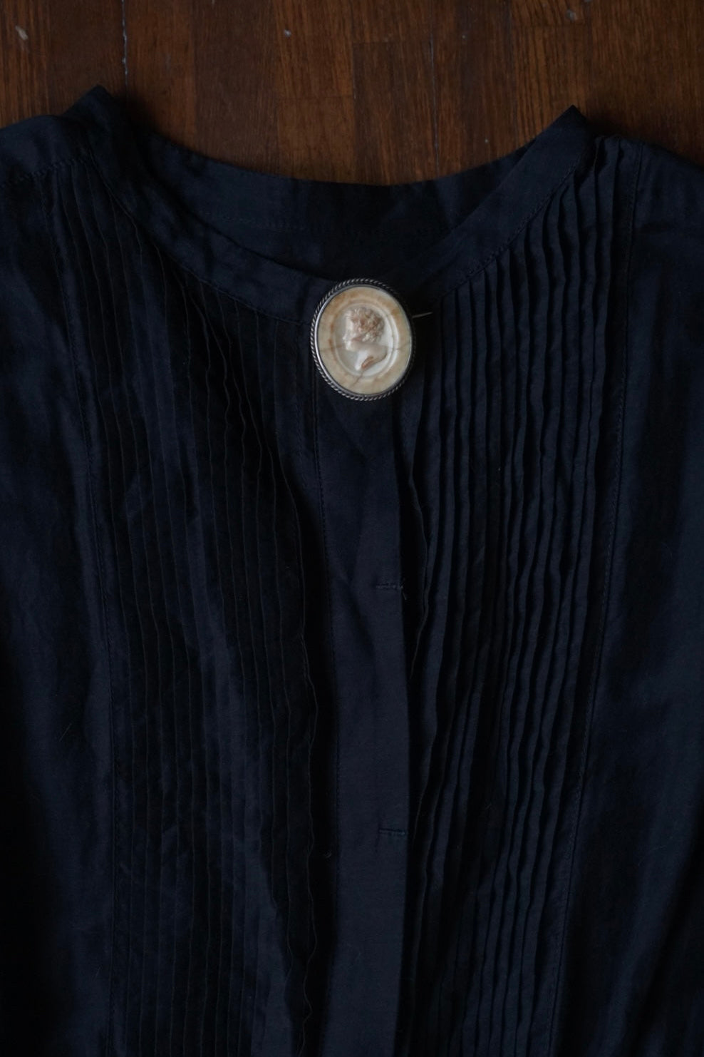 Victorian Grand Tour Marble Cameo Brooch