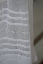 Antique White Cotton Apron