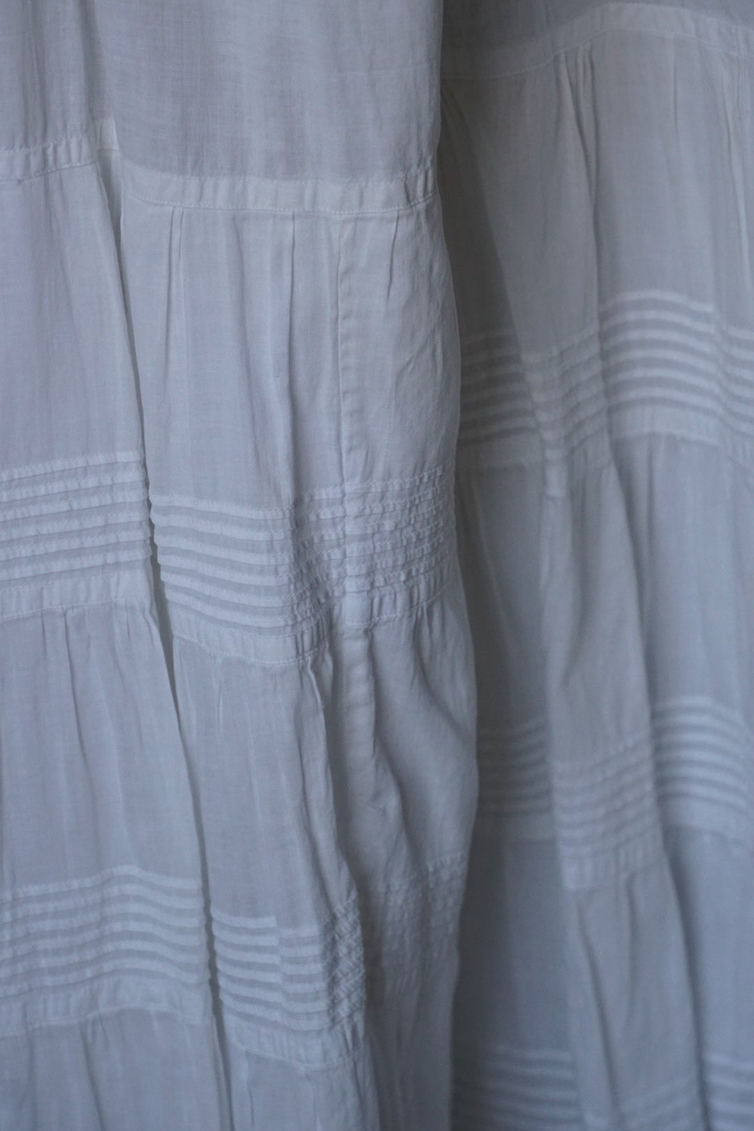 Edwardian Pin Tuck Long Skirt