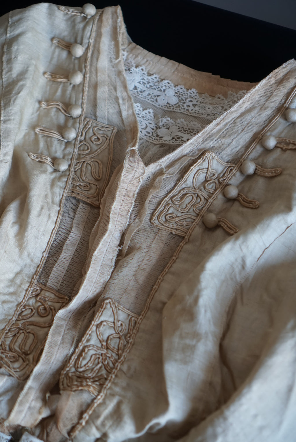 Edwardian Embroidery and Lace Blouse