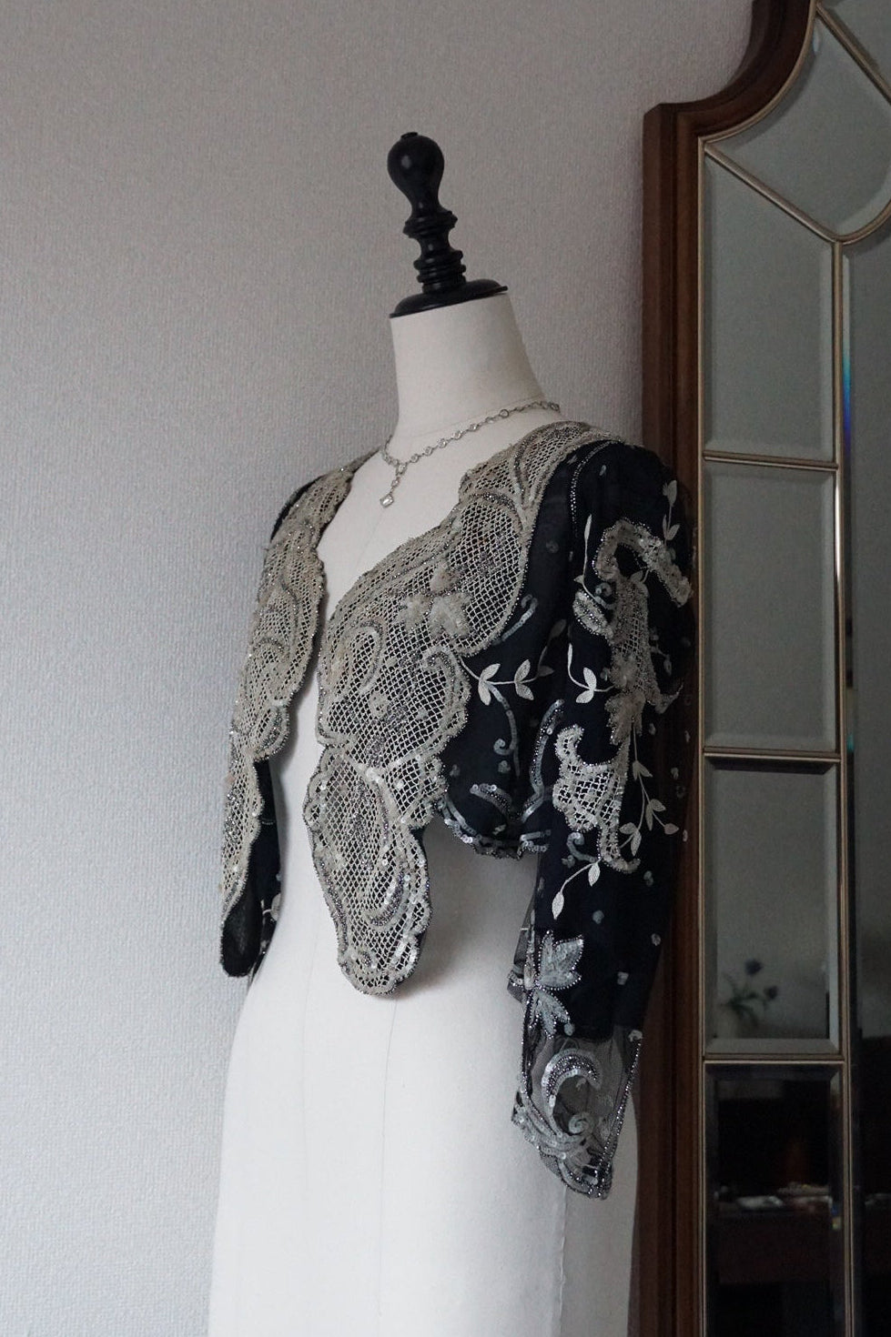Edwardian Sequins×Beads Bolero