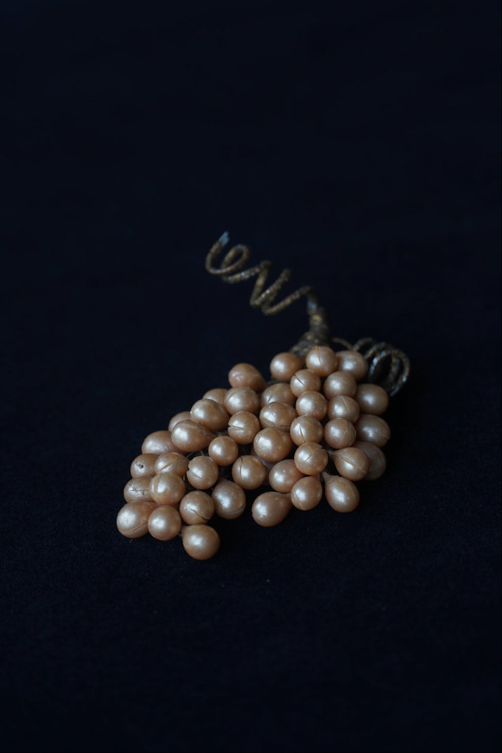 1950's Grape Pearl Dress Pin
