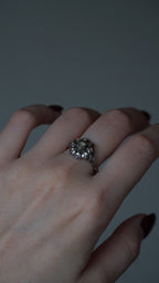 Georgian Dutch Rose-cut Diamond Cluster Ring