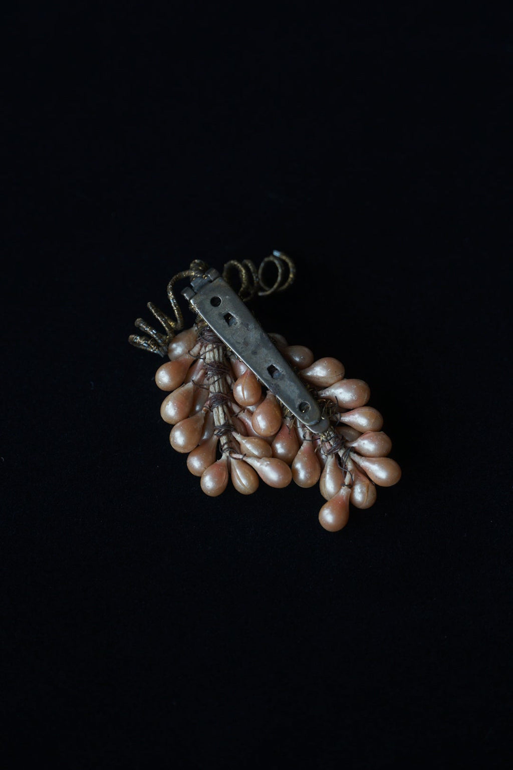 1950's Grape Pearl Dress Pin
