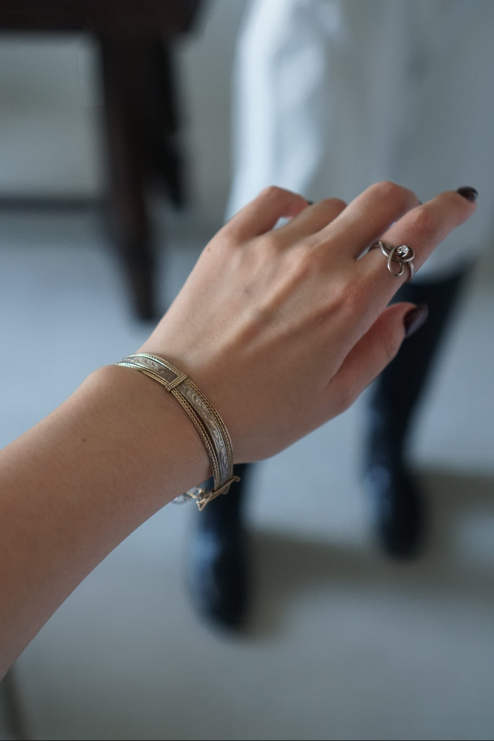 1980's Soviet Silver Ring