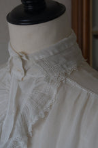 Edwardian Ruffle Front Blouse