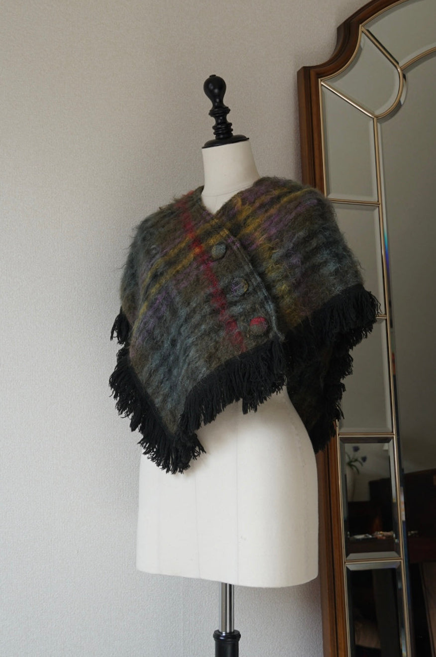Vintage Mohair Poncho