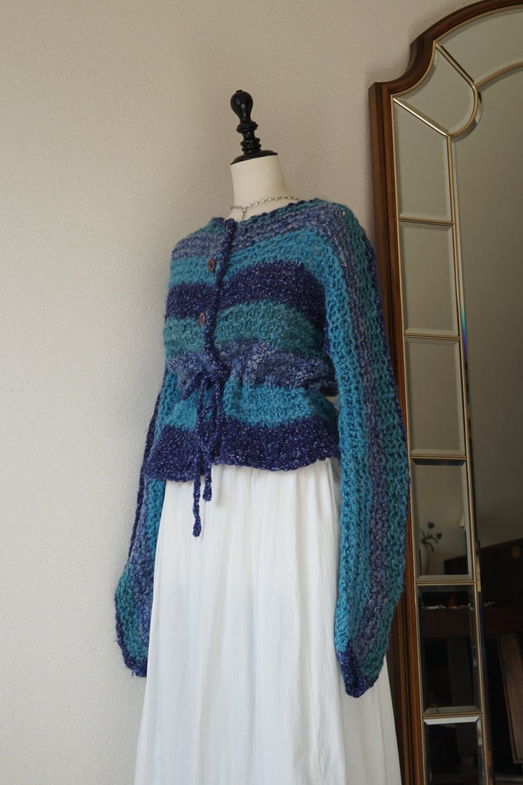 1950’s Handmade Blue Knit