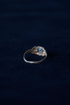 Edwardian 10K Pinky Ring with Glass Stone