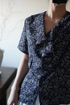 Vintage Small Flower Blouse