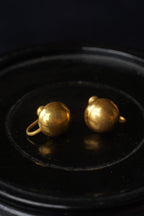 Vintage Gold Ball Earrings