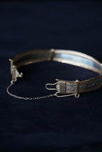 Antique Silver×Gold Wire Bangle