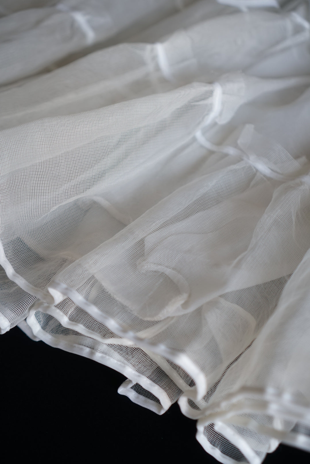 1950's White Tulle Petticoat