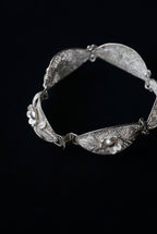 Vintage 800Silver Filigree Floral Bracelet