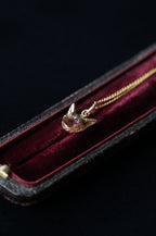 Victorian 9K Ruby Fox Pendant Top