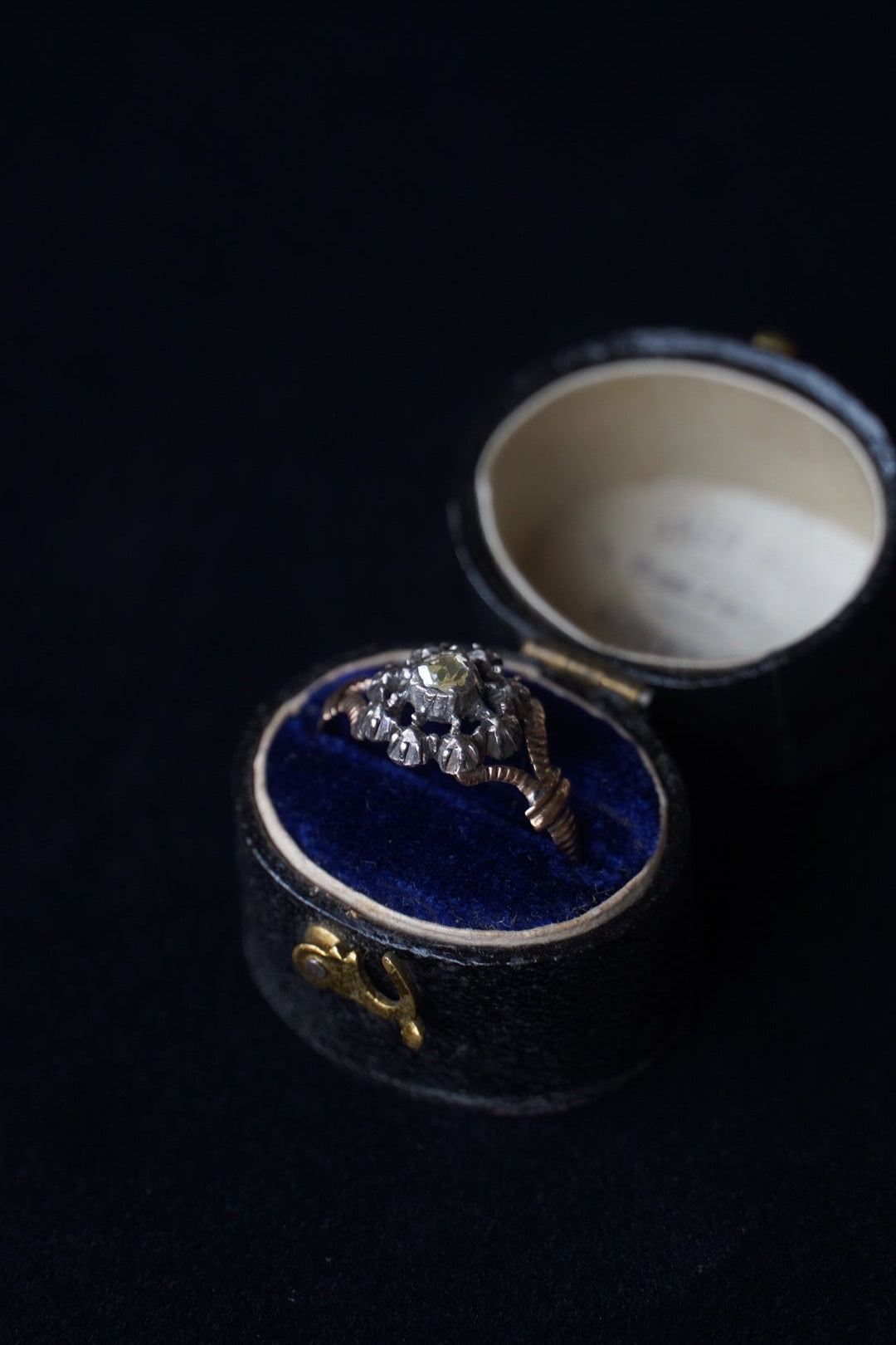 1850's Double Rose Cut Diamond Ring