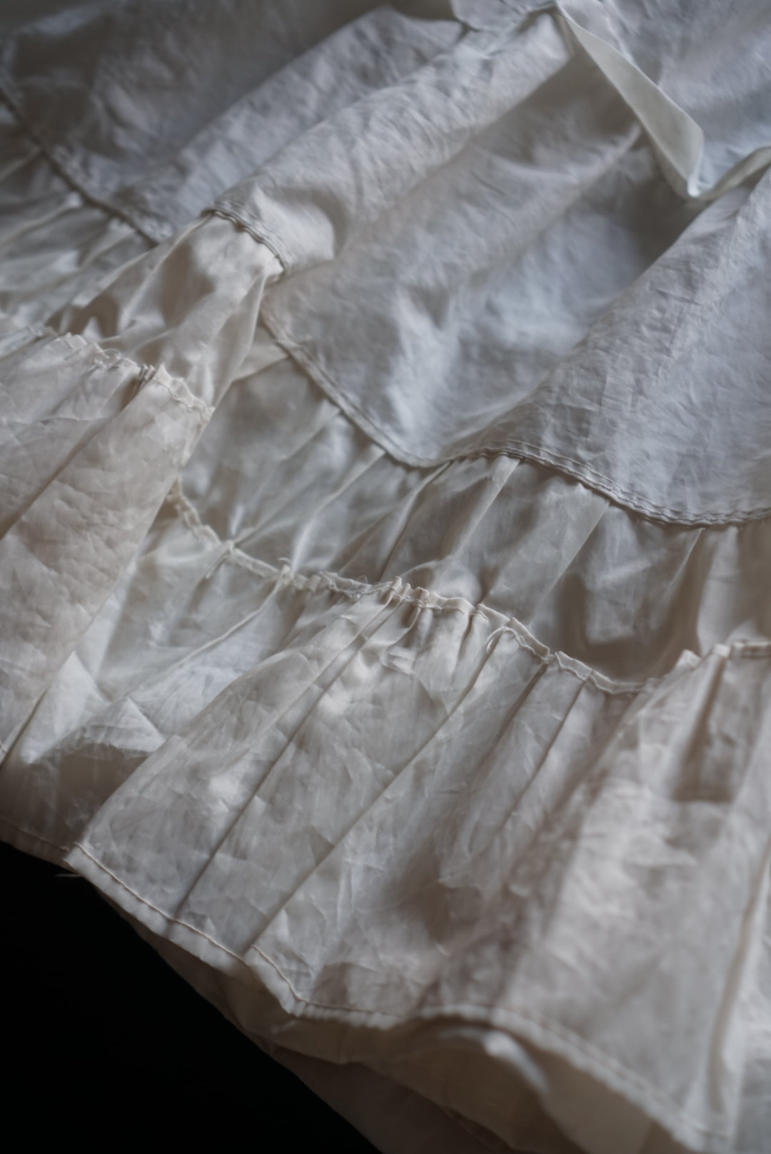 1950's White Tulle Petticoat