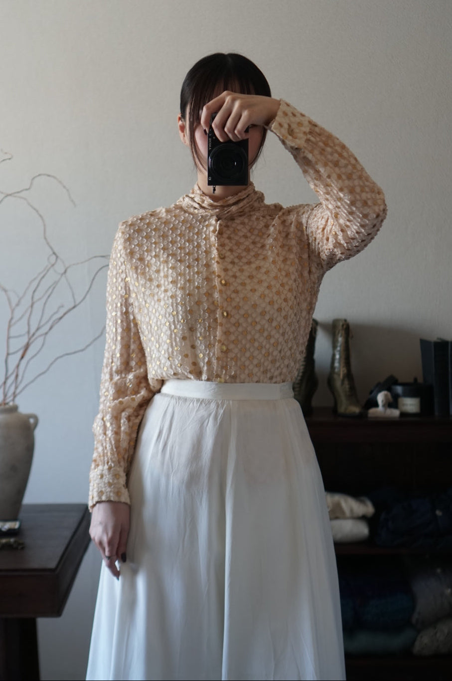 1960's Polka Dot Blouse