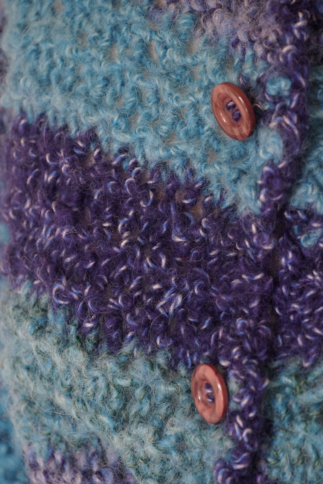 1950’s Handmade Blue Knit