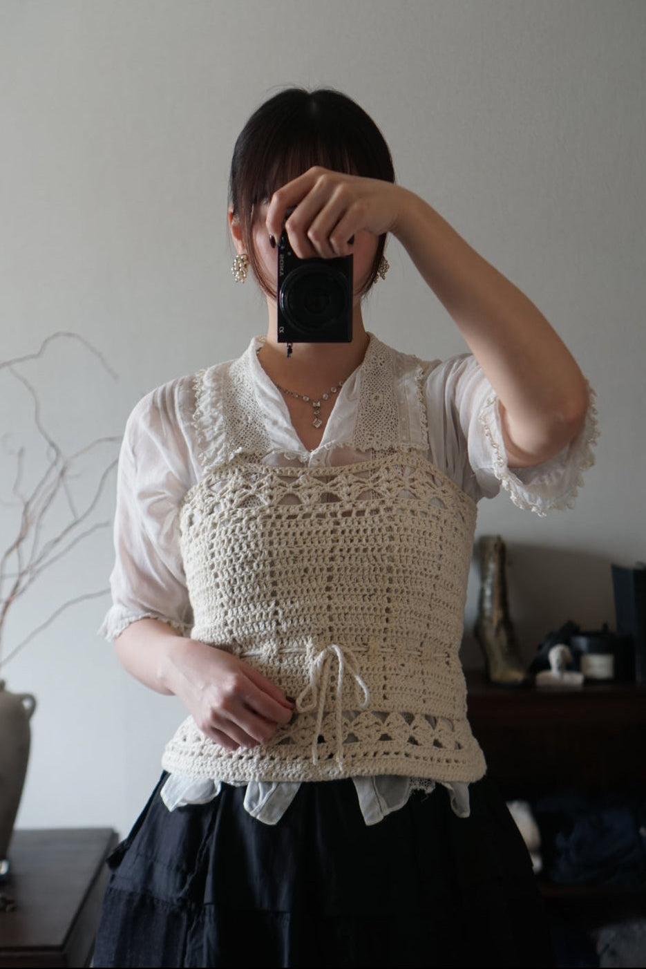 1950’s Handmade Crochet Vest