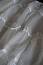 1950's White Tulle Petticoat