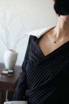 Vintage Big Satin Collar Shirt