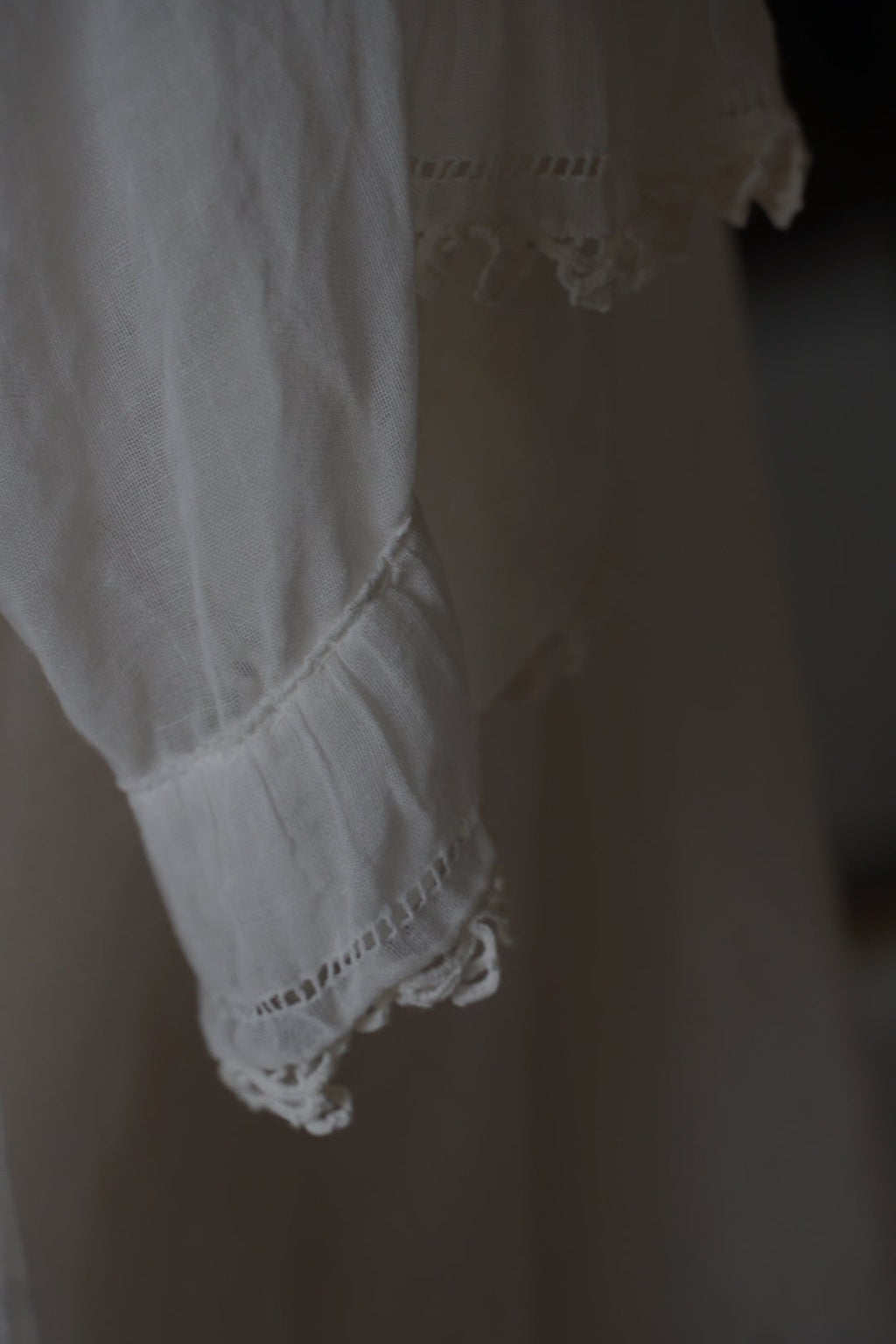 1910’s Cotton Voile Blouse with Irish Lace