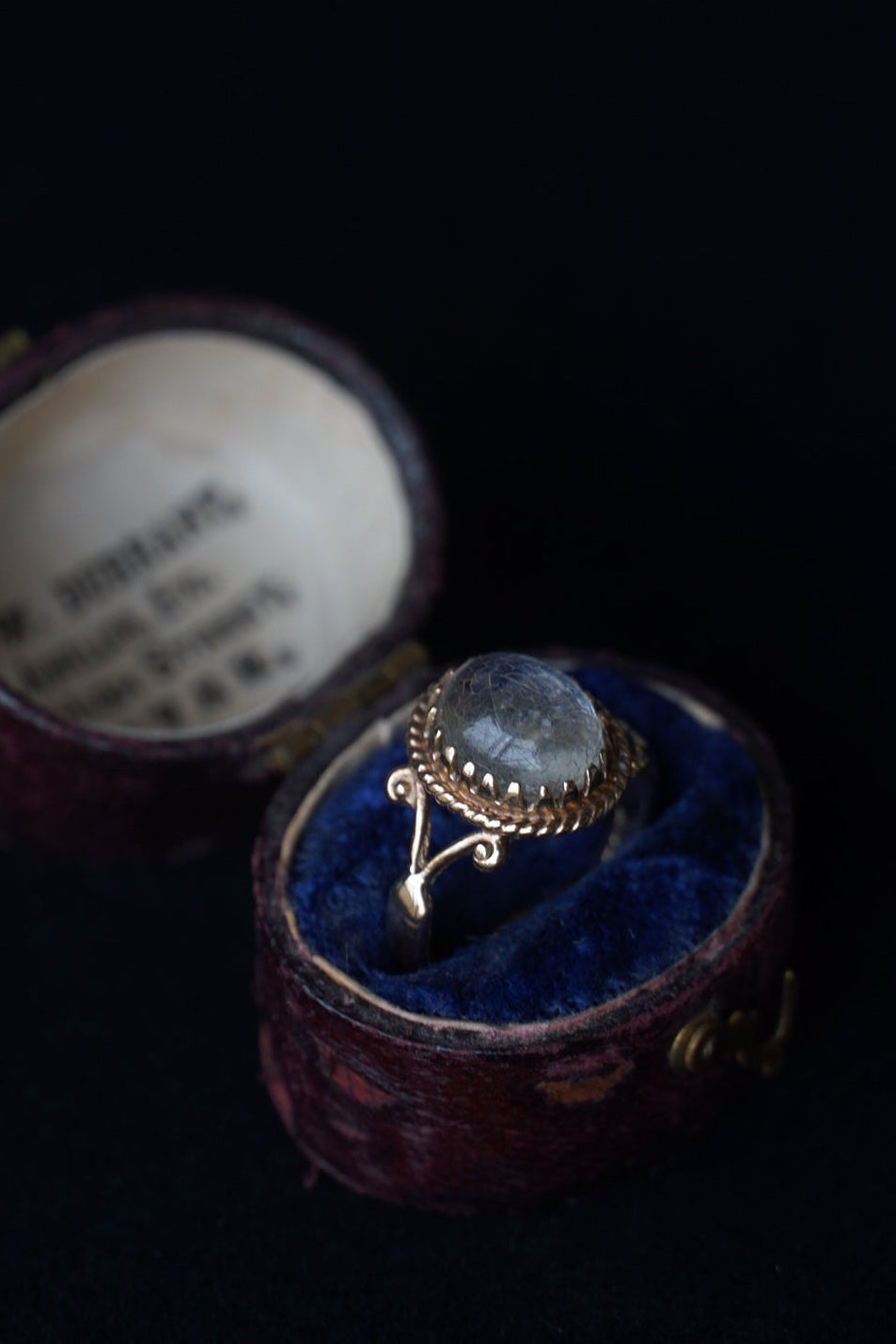 1910's 9ct Moon Stone Ring