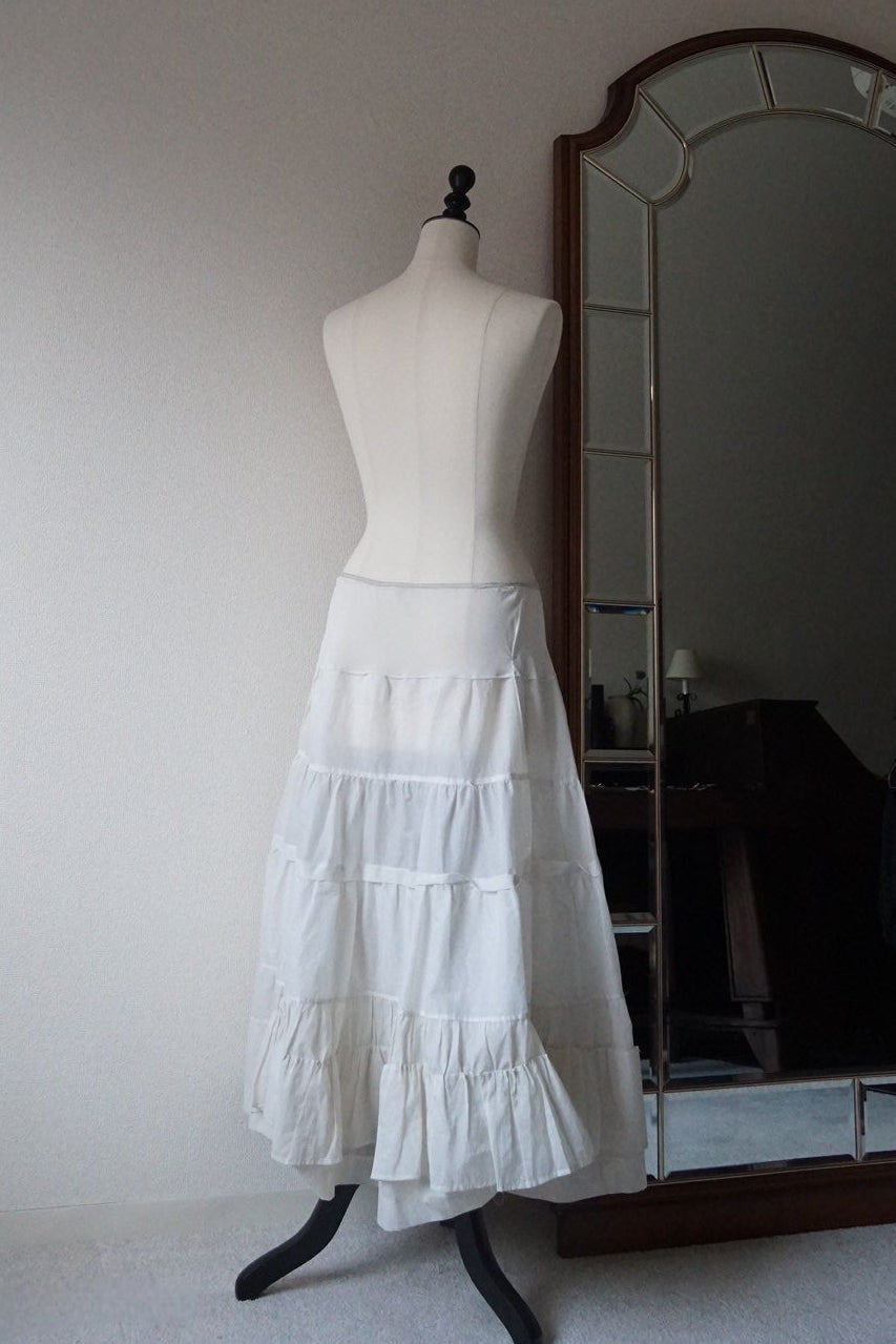 1950's White Tulle Petticoat
