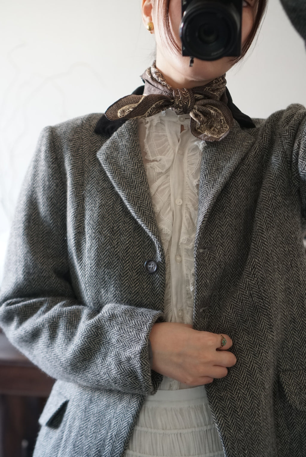 Vintage Brown Scarf