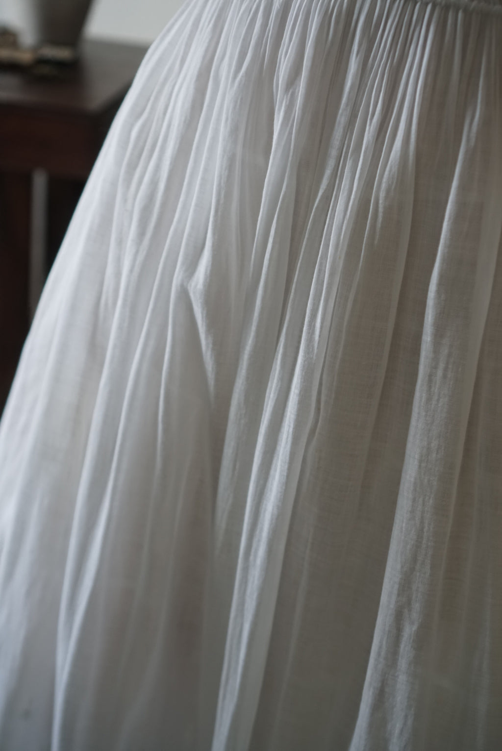 Edwardian Small Flower Embroidery Skirt