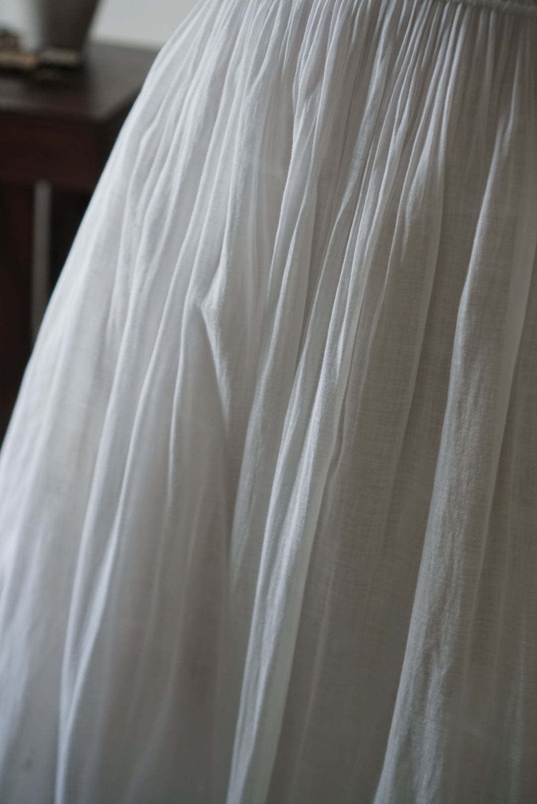 Edwardian Small Flower Embroidery Skirt