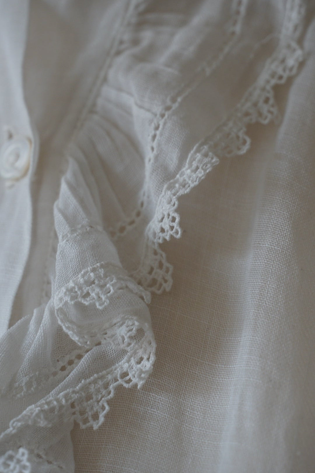 Edwardian Ruffle Front Blouse