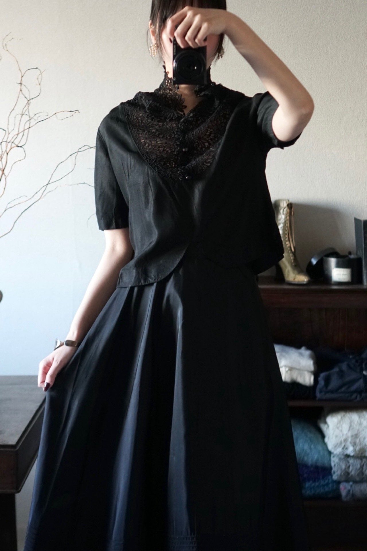 1930's Crochet Lace Blouse
