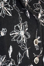 Vintage Floral with Sequins Jacket