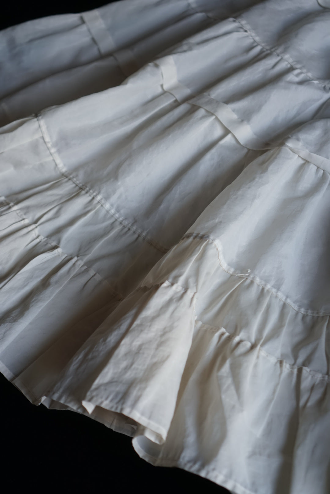 1950's White Tulle Petticoat