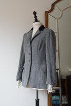 Vintage Grey Herringbone Jacket