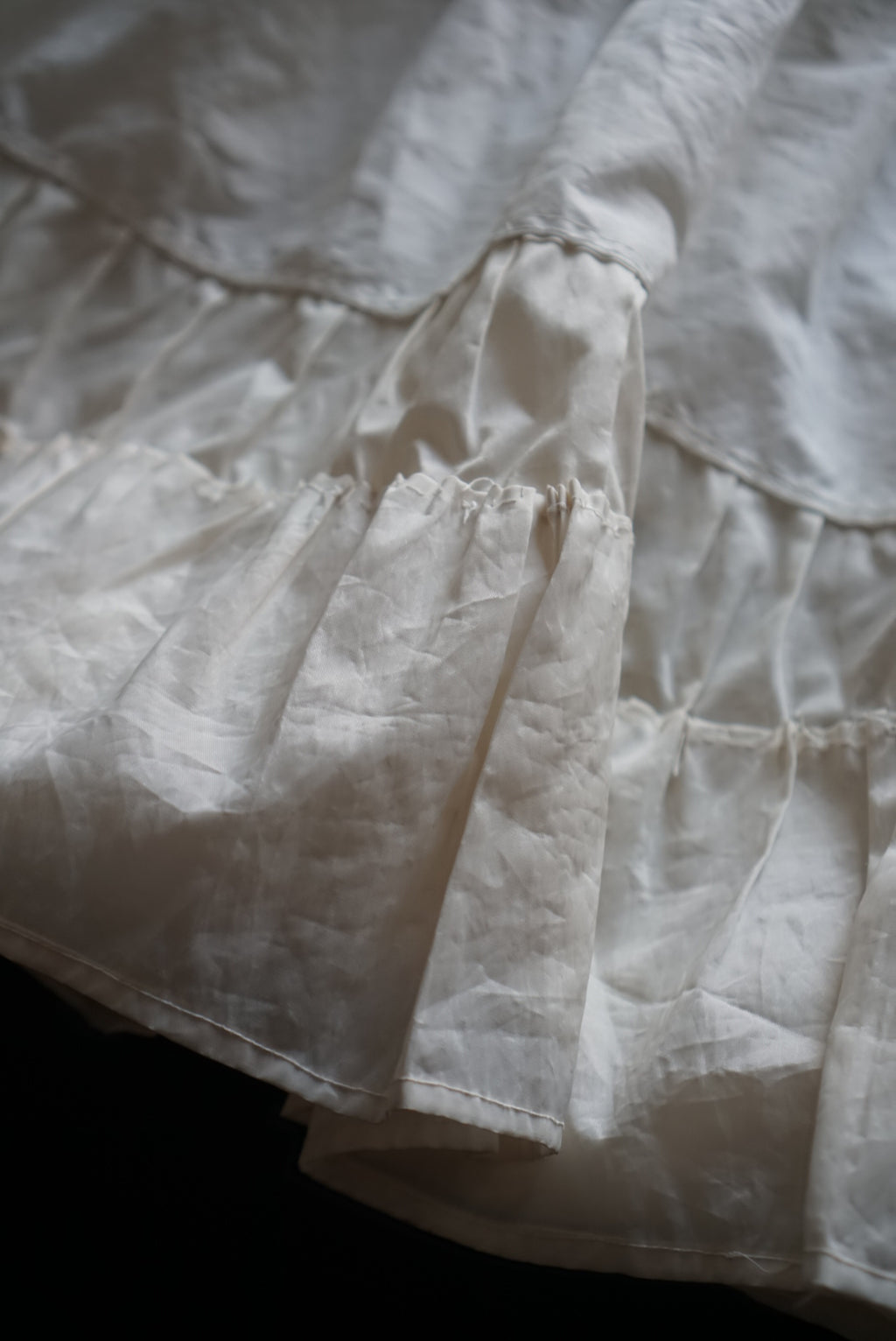 1950's White Tulle Petticoat