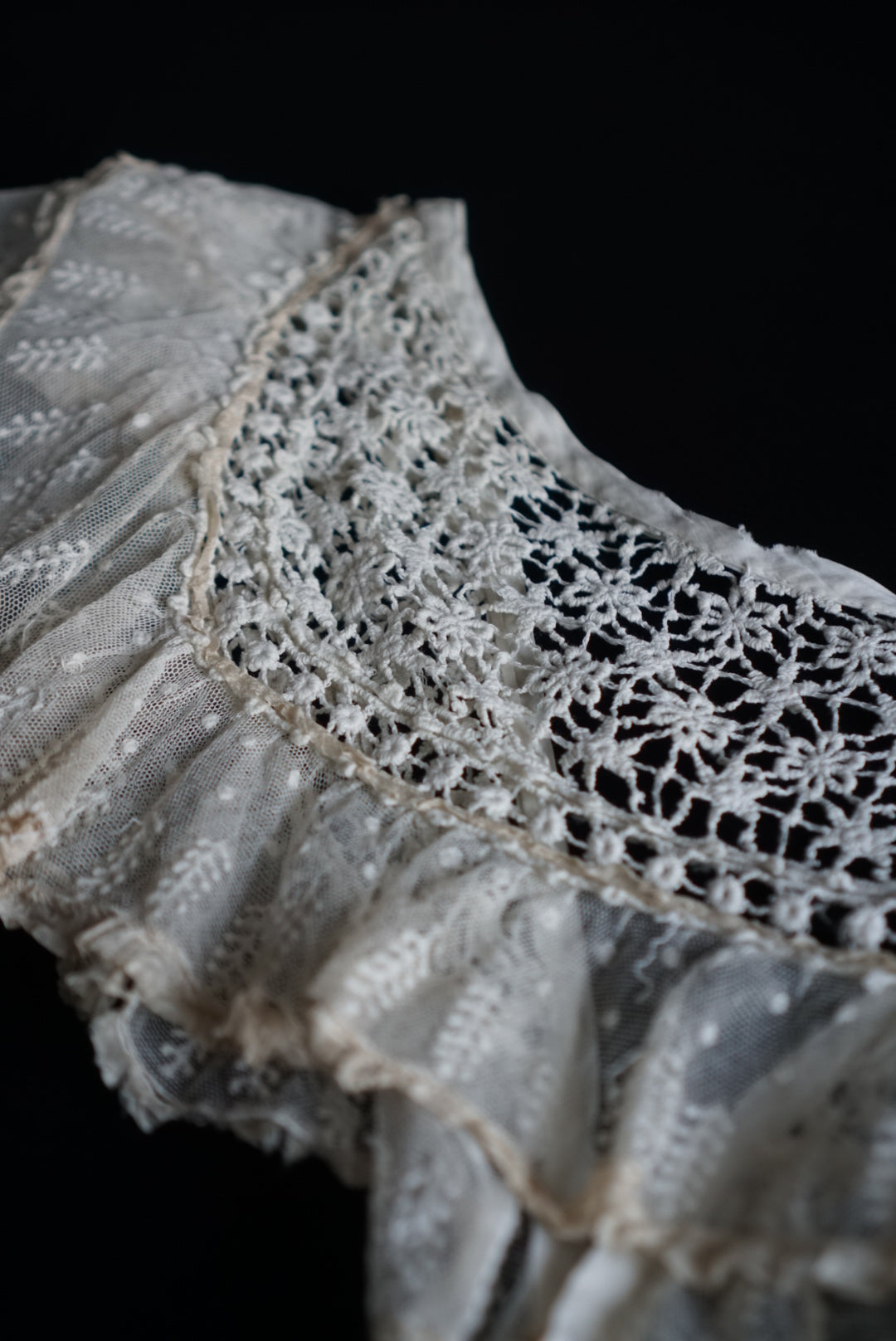 Victorian Cotton Race Collar