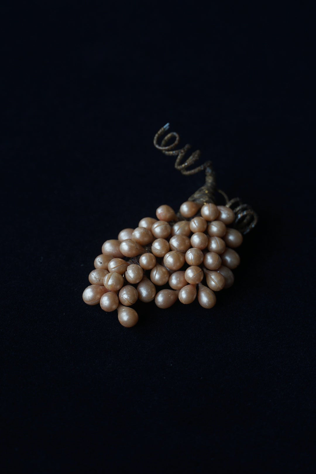 1950's Grape Pearl Dress Pin