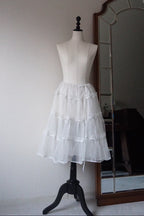 1950's White Tulle Petticoat