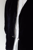 1930's Blue Silk Velvet Jacket